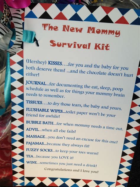 Mom Survival Kit Printable