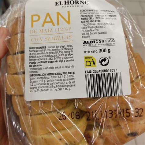 El Horno De Aldi Pan De Ma Z Con Semillas Review Abillion