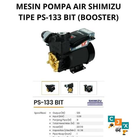 Jual Mesin Pompa Air Listrik Otomatis Shimizu Ps Bit Kab Ciamis