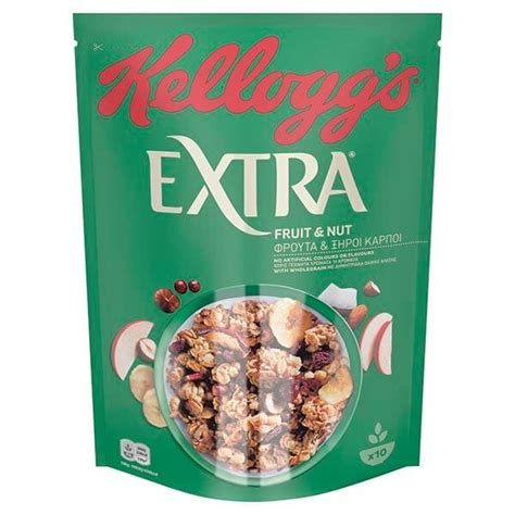 Kelloggs Extra Fruit Nuts Kellogg S