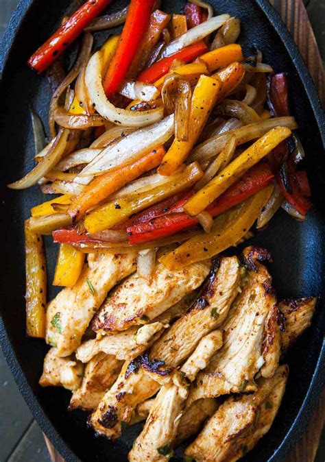 Chicken Fajitas Recipe Homemade Marinade