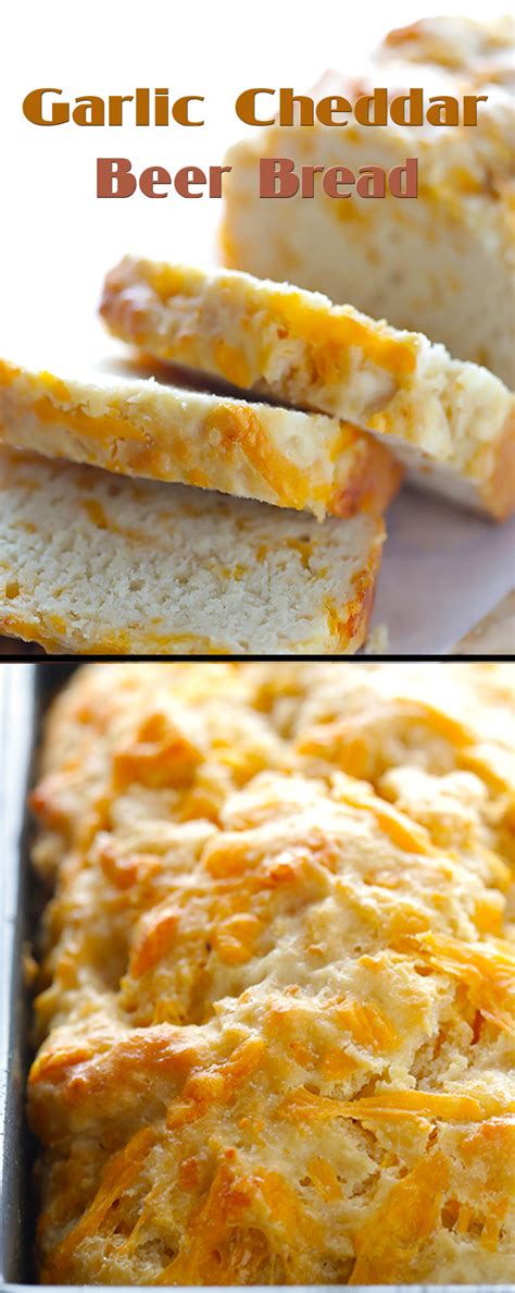 Garlic Cheddar Beer Bread