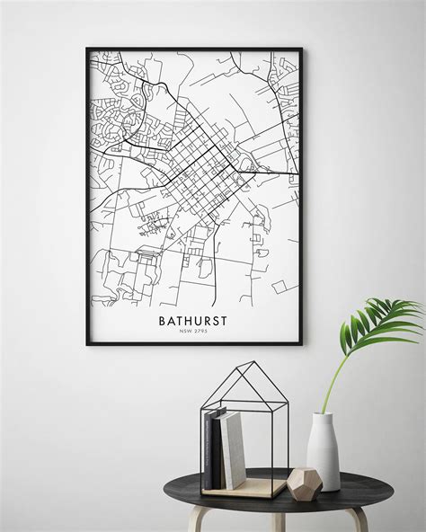 Bathurst Map Print - Chelsea Chelsea