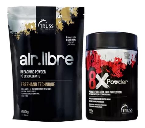 Truss Pó Descolorante Air libre 500g 8 X Powder 200g Parcelamento