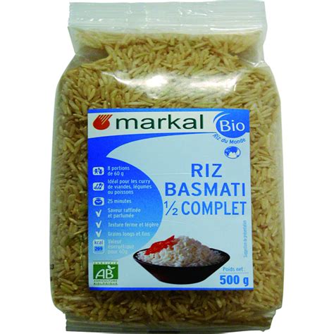 Riz Basmati Parfume Demi Complet G Natur Bio