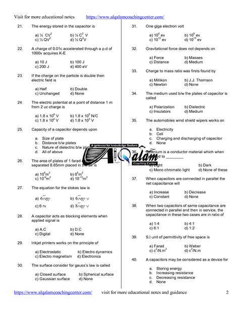 Solution Past Papers Of Second Year Physics Studypool