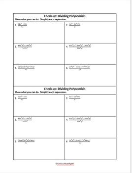 Polynomials Factoring Unit Bundle By GetYourMathRight TPT