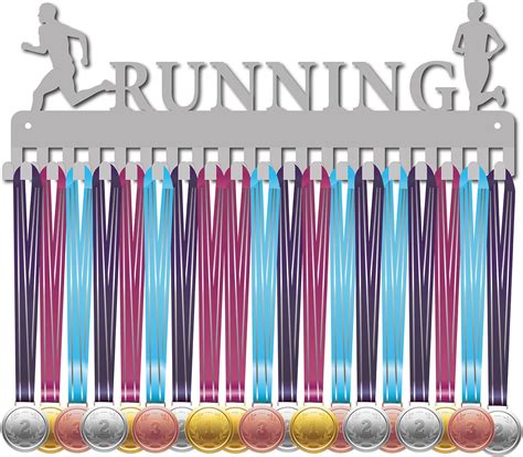 CREATCABIN Running Medal Holder Sport Runner Athlete Medals Hanger