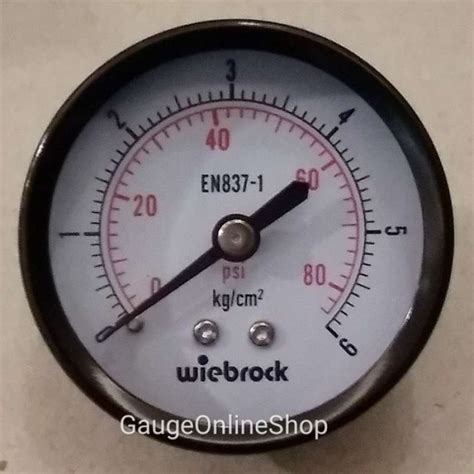 Promo Pressure Gauge Payung Black Steel X Kg Cm Wiebrock