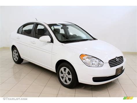 2009 Nordic White Hyundai Accent GLS 4 Door 54538940 Photo 2