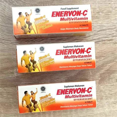 Jual Enervon C Multivitamin Effervescent Tablet Shopee Indonesia