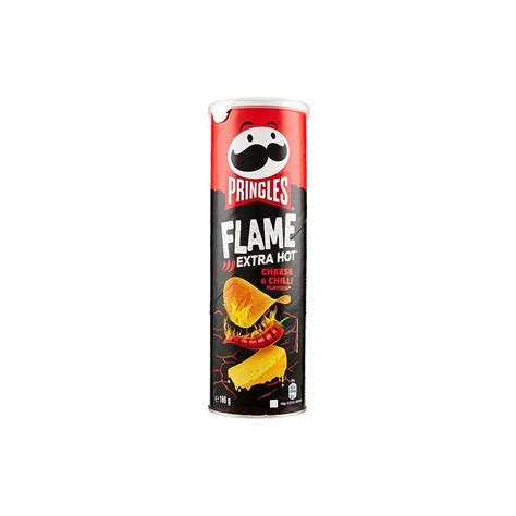 Чипсы Принглс Pringles Flame hot cheese chilli Острый сыр и Чили г купить в Украине