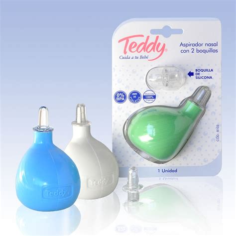 Aspirador nasal con 2 boquillas Teddy Cuida tu Bebé