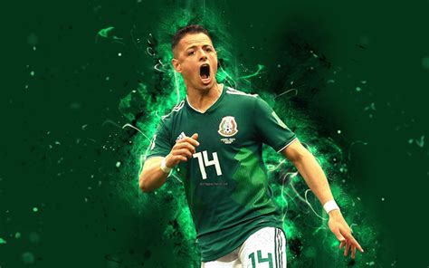 Download wallpapers 4k, Chicharito, abstract art, Mexico National Team ...