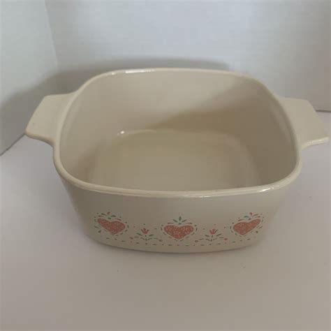 Corningware L Casserole Dish S Forever Yours Pattern Cottagecore