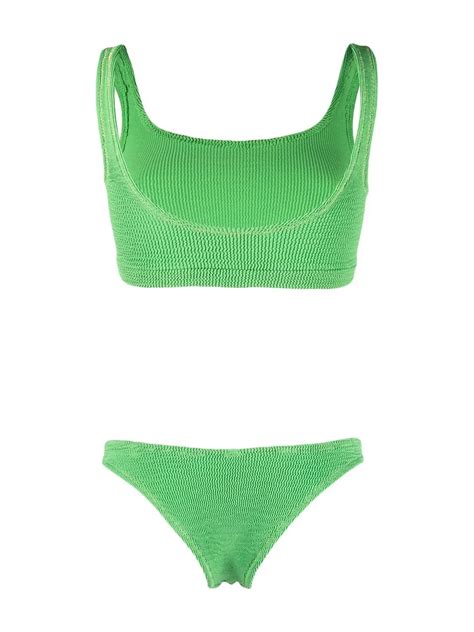 Reina Olga Ginny Ribbed Bikini Farfetch
