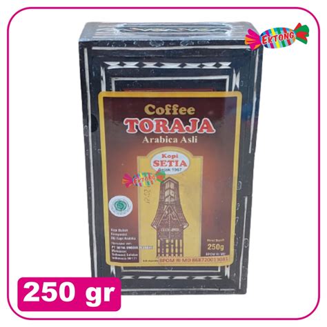 Jual Kopi Setia Toraja Arabika Asli Gr Dalam Kotak Kayu Ukir Khas