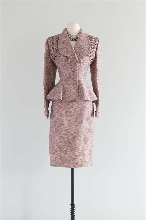 Iconic 1950's Lilli Ann Suit in Pink & Black / Waist 28" – Xtabay Vintage