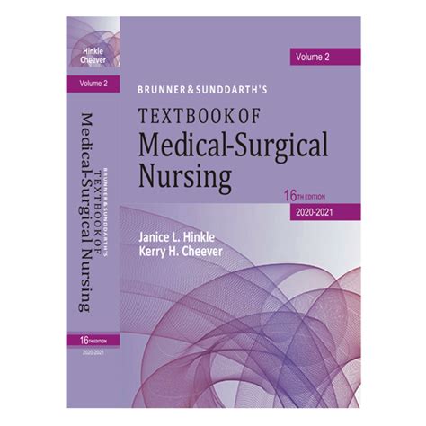 Brunner Suddarths Textbook Of Medical Surgical Nursing Th Vol