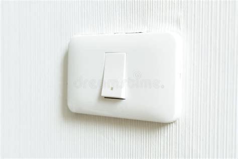 Light switch on wall stock photo. Image of concept, indoor - 152022044