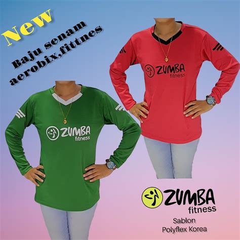 Jual Baju Senam Wanita Lengan Panjang Kaos Olahraga Atasan Fitness