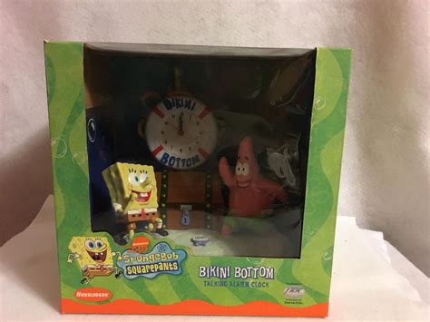 Spongebob Squarepants Bikini Bottom Talking Alarm Clock