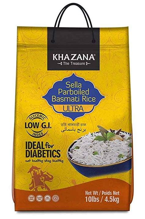 Buy Rice Khazana Diabetic Basmati Rice 10 Lbs | Namaste Plaza - Quicklly