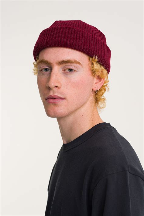 Fisherman Beanie Cherry Red