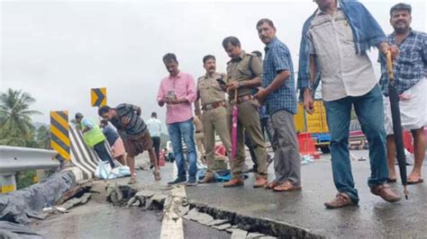 Cracked Portion Of Kuthiran National Highway Collapses Again Big Threat If Rain Continues