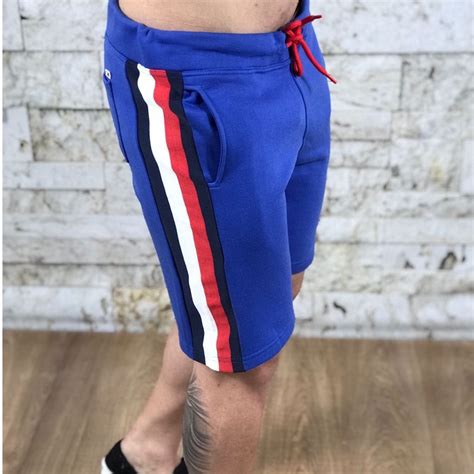 Bermuda Moletom Masculina Azul Shopee Brasil