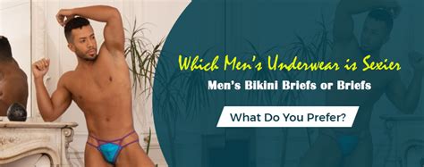 Which Mens Underwear Is Sexier Mens Bikini Briefs Or Briefs