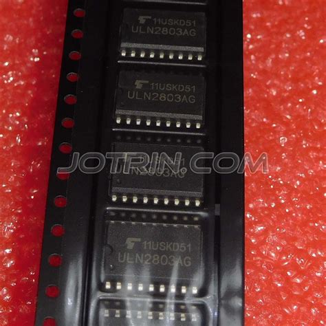 ULN2803AG TOSHIBA/TI 집적 회로 (IC) - Jotrin Electronics