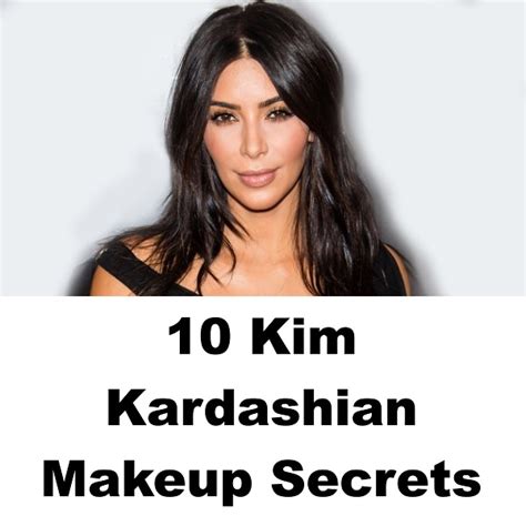 Kim Kardashian's "No Makeup Look" Makeup Tutorial → step by step