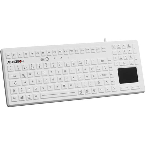 Teclado médico con alfombrilla táctil K502 ALPHATRON MEDICAL GmbH