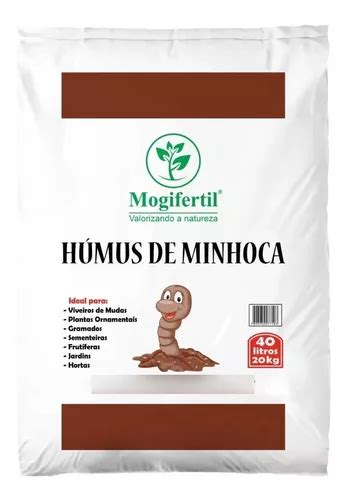 H Mus De Minhoca Adubo Org Nico Para Plantas Kg