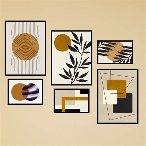 6pcs Of Aesthetic Frames Set 2 Sizes 8x10 And 5x7 Decorate Your