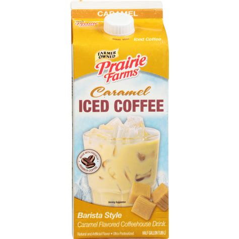 Prairie Farms Iced Coffee Caramel Barista Style Gal Delivery Or