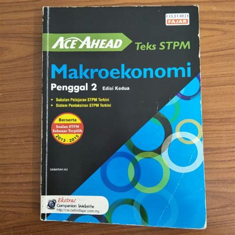 ACE AHEAD TEKS STPM MAKROEKONOMI PENGGAL 2 Shopee Malaysia