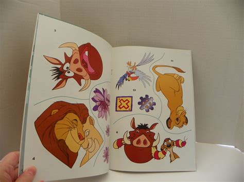 The Lion King Sticker Fun Book Unused Vintage Disney Etsy