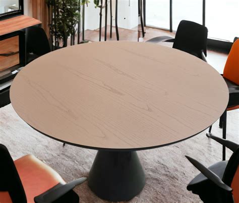 Pion Dining Table Round X H Cm Nude Sancal Single Piece Sancal Lh Fr
