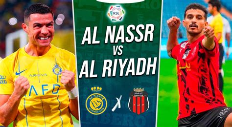 Al Nassr Vs Al Riyadh EN VIVO Con Cristiano Ronaldo Por Liga