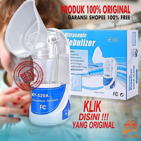 Jual TaffOmicron Alat Uap Pernafasan Nebulizer Anak Dewasa Portable