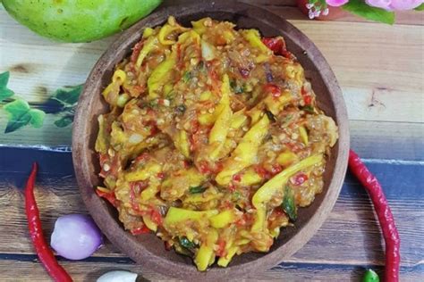 Resep Sambal Mangga Terasi Cocok Buat Segala Lauk