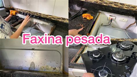 Faxina Pesada Na Cozinha Horas Faxinando A Cozinha Faxina Pesada E