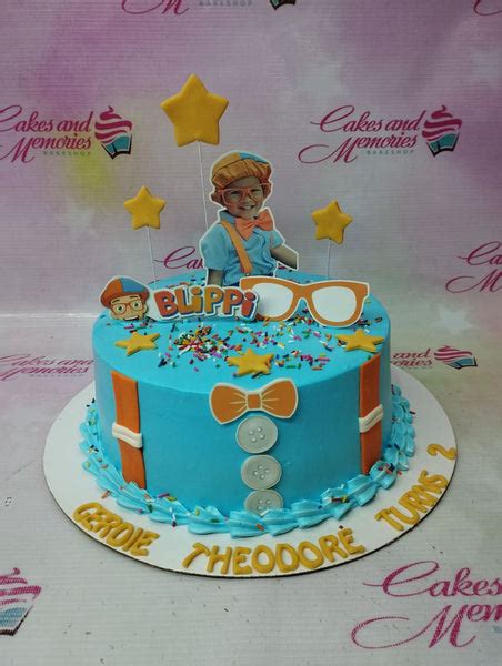 Blippi Cake - 1106 – Cakes and Memories Bakeshop