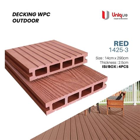 Jual Decking Lantai Wpc Motif Kayu Deck Floor Outdoor Pool Eksterior