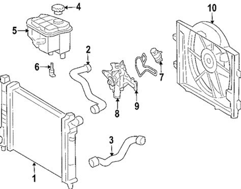 Radiator Components For Mercedes Benz Clk Mb Online Parts