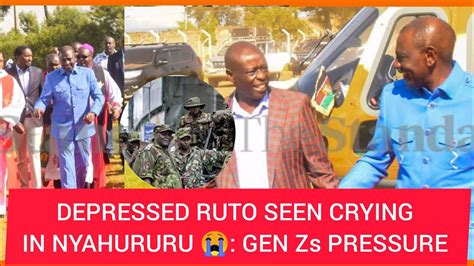 Ruto In Nyahururu Today Chaos Erupt As Police Try To Contain The