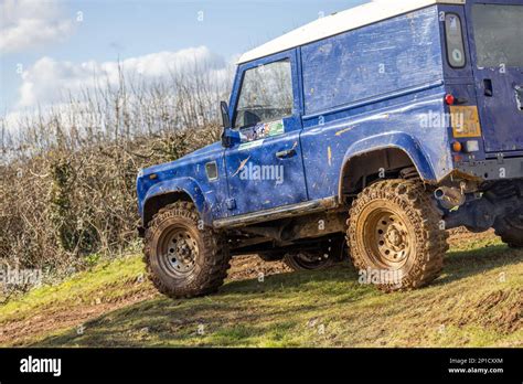 February Land Rover Defender Taking Part In An Adwc Off Road