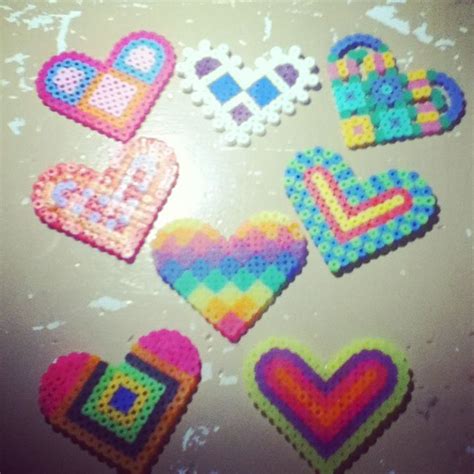 Random Perler Beads Heart Patterns By Tiara Cunningham Perler Beads